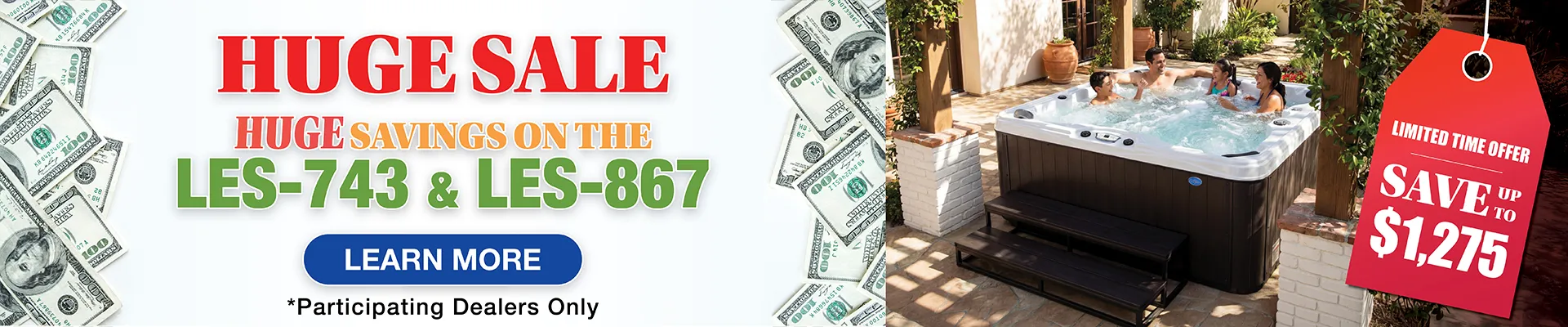 Calspas hot tub being used in a family setting - West Valley